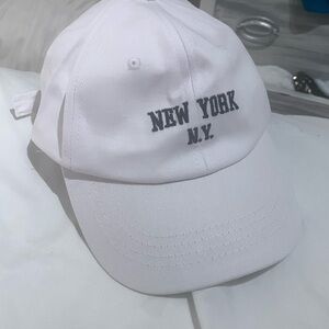 White womens cap for sale ! Brand new never used .